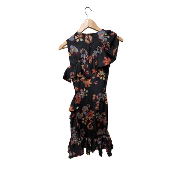 Ulla Johnson Candace Floral Silk Dress Size 0 - Picture 11 of 12